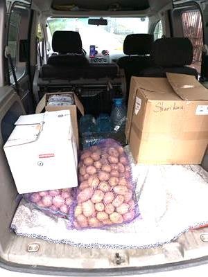 Черговий гуманітарний вантаж на підтримку ЗСУ від Свято-Миколаївського собору м. Бердичева Черговий гуманітарний вантаж на підтримку ЗСУ від Свято-Миколаївського собору м. Бердичева