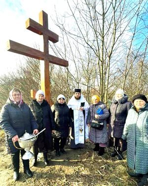 Освячено Поклінний хрест на в’їзді до села Реї