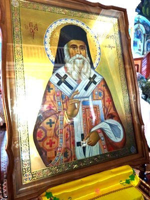 До Свято-Миколаївського собору м. Бердичева прибула чудотворна ікона святителя Нектарія Егінського До Свято-Миколаївського собору м. Бердичева прибула чудотворна ікона святителя Нектарія Егінського